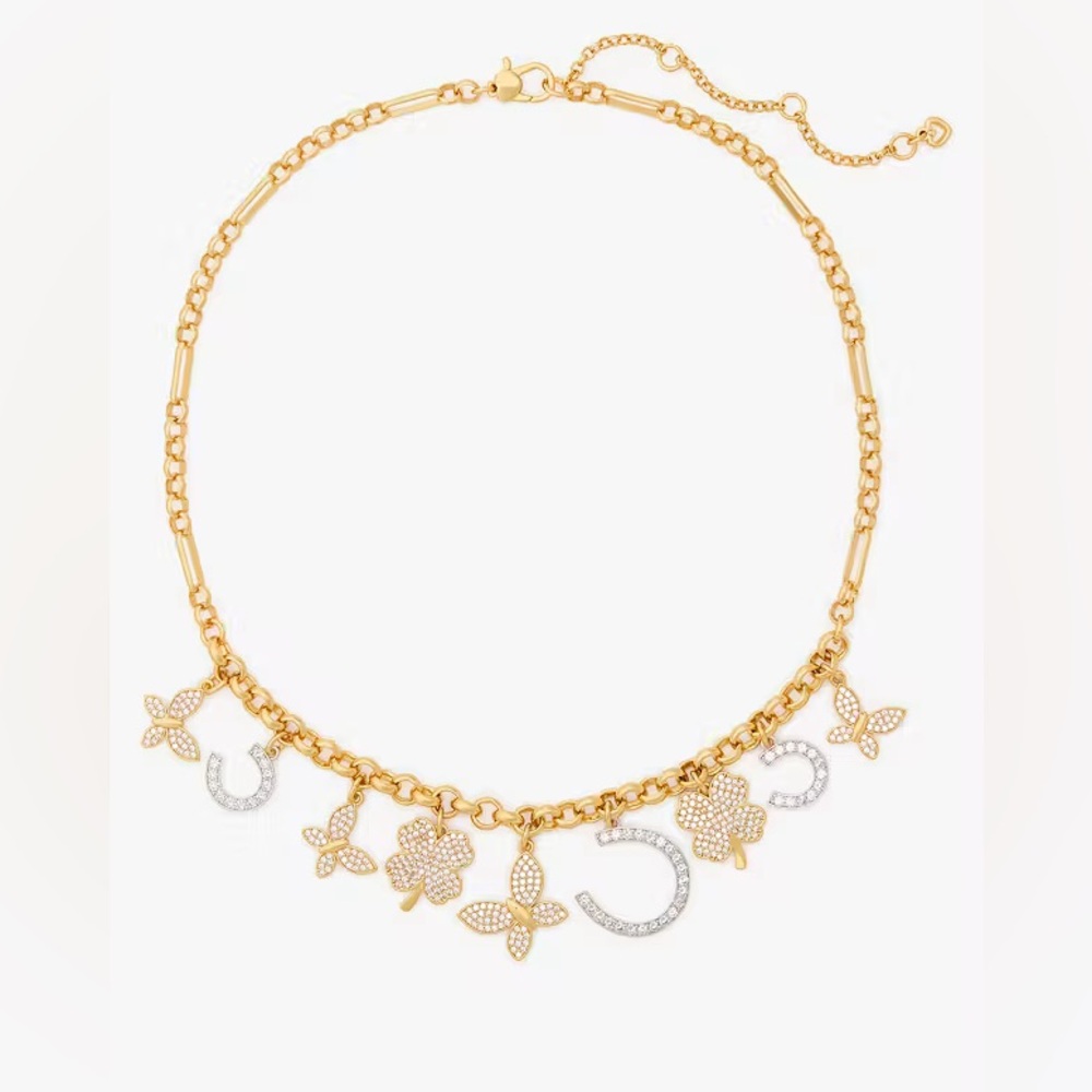 Kate Spade Lucky Charm Statement Necklace